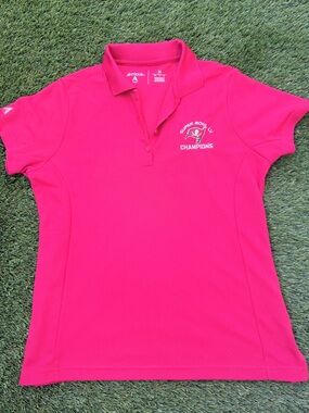 Women's NFL Tampa Bay Buccaneers Short Sleeve Polo - Super Bowl Champions Logo